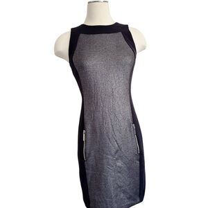 Michael Kors Gray Sheath Halter Mini Dress